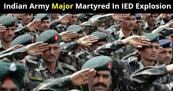 Indian Army Major Martyred In IED Explosion