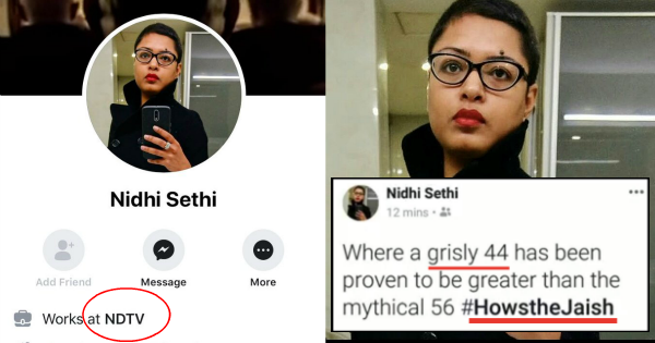 Nidhi Sethi NDTV Mocked CRPF Jawans