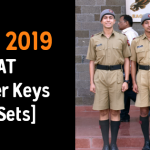 NDA 1 2019 GAT Answer Keys [All Sets]