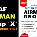 IAF AIRMAN Group ‘X’ [1500+ Questions]