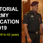 TERRITORIAL ARMY NOTIFICATION 2019