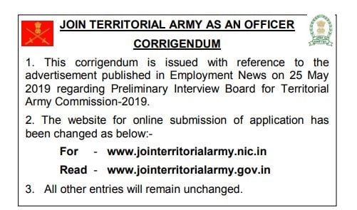 Territorial Army Website