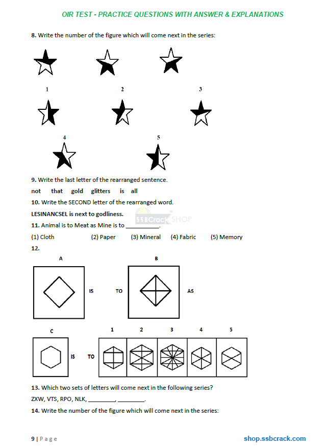 OIR Test