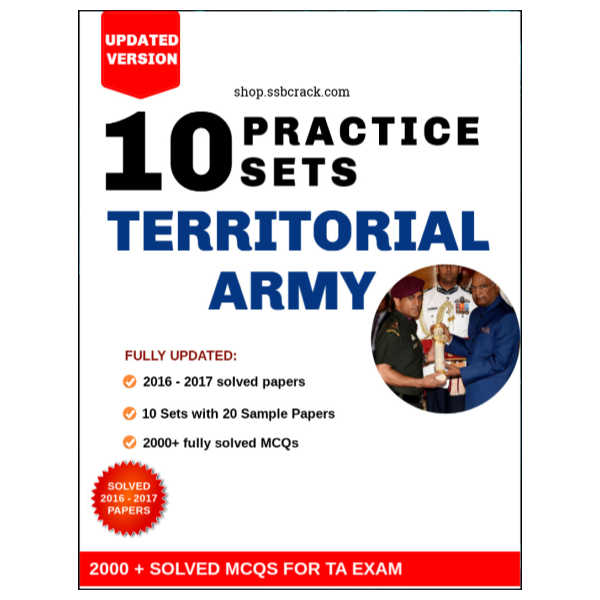 Territorial Army Solved Papers eBook SSBCrack 1