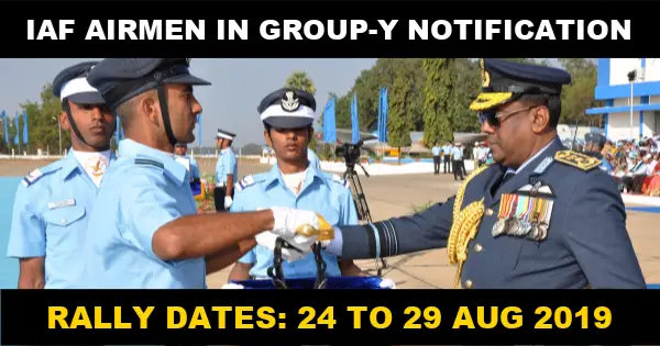 IAF GROUP Y AUG NOTIFICATION