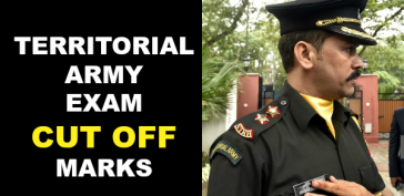 TERRITORIAL ARMY EXAM CUT OFF MARKS