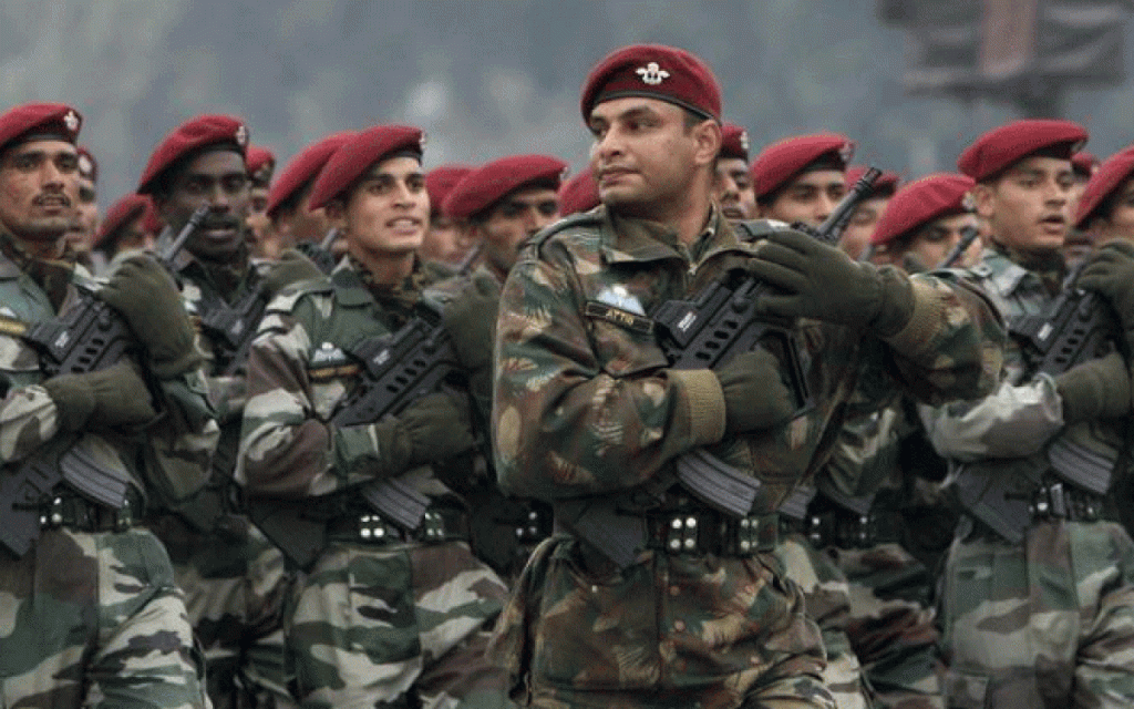 Special Forces Personnel During a Parade