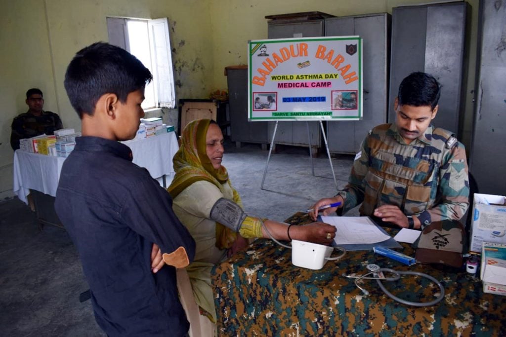 Army medical camp in Kashmir