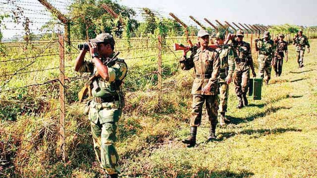 BSF patroling the border 1