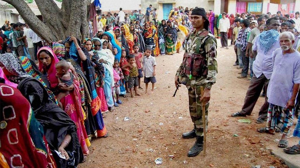 CRPF on election Duty