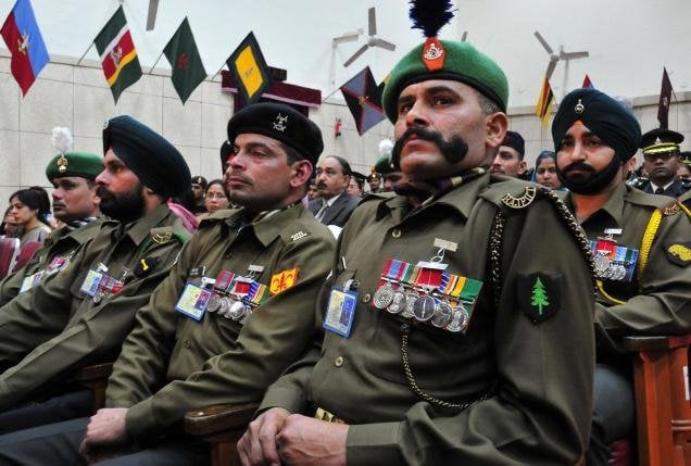 Highly decorated soldiers from the Indian Army