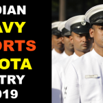 INDIAN NAVY SPORTS QUOTA ENTRY 2019