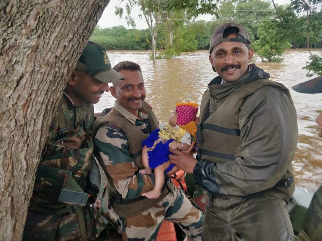 Army personnel save newborn