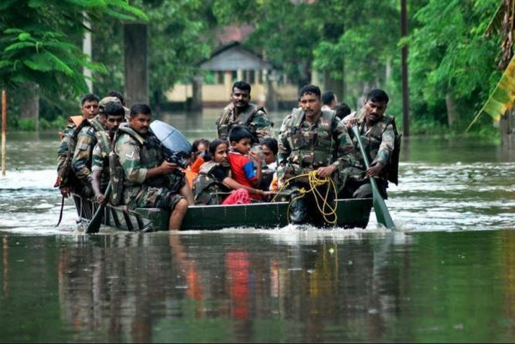 Indian army flood relief