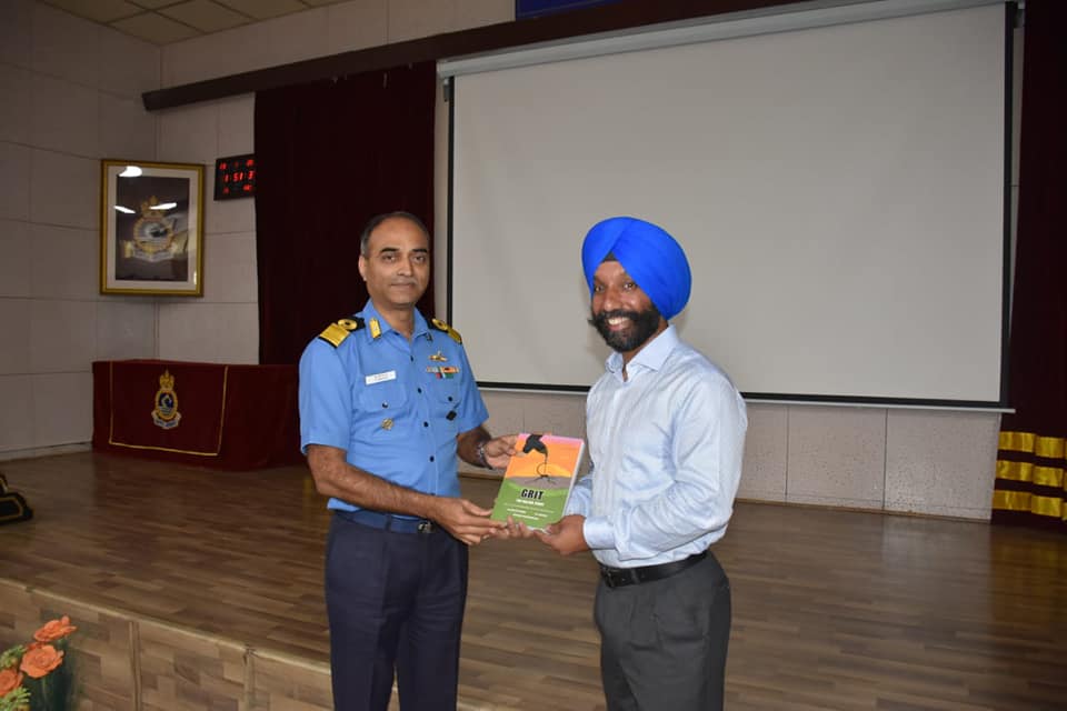 Maj DP Singh with Naval Officer 2