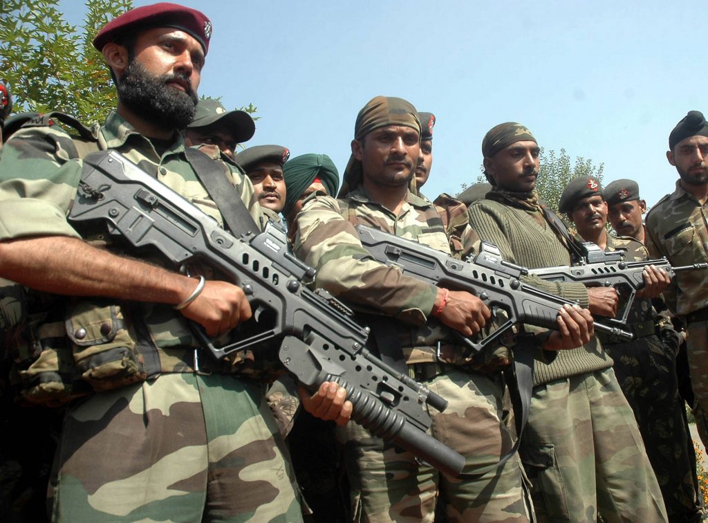 Operators From The Special Forces With Israeli Tavor Rifles