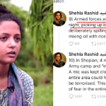 Shehla Rashid Insulted Indian Army