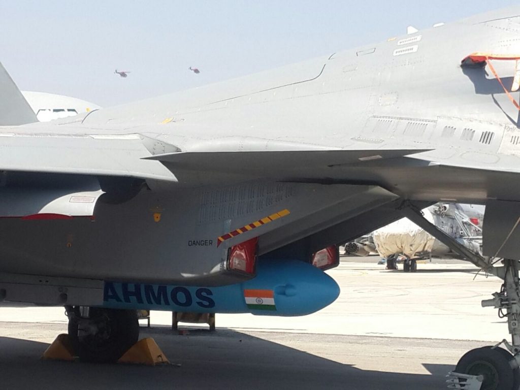 Sukhoi armed with Brahmos