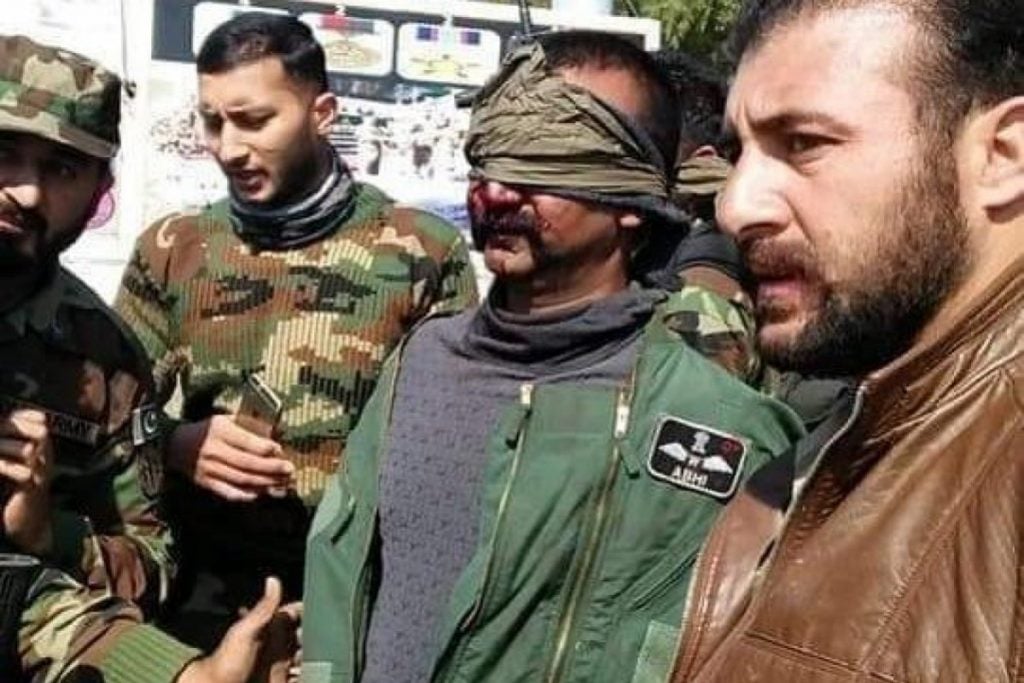 An Injured Wing Commander Abhinandan Being Taken Into Custody By The Pakistani Army
