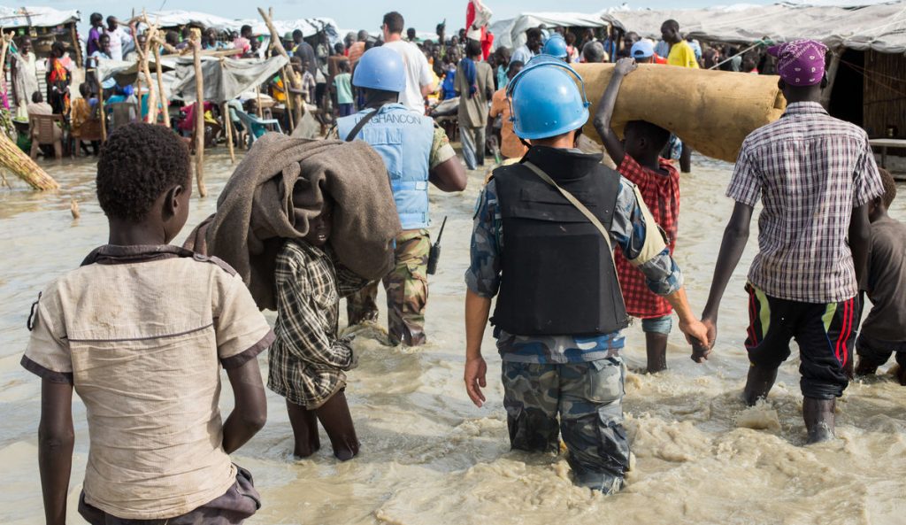 UN Peacekeepers in War torn Ivory coast