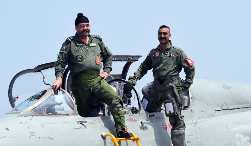 Air Chief Dhanoa with Abhnadan