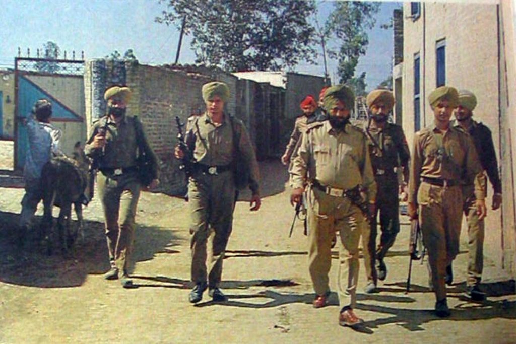 Army and police personnel in punjab