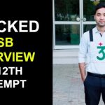CRACKED SSB INTERVIEW IN 12TH ATTEMPT