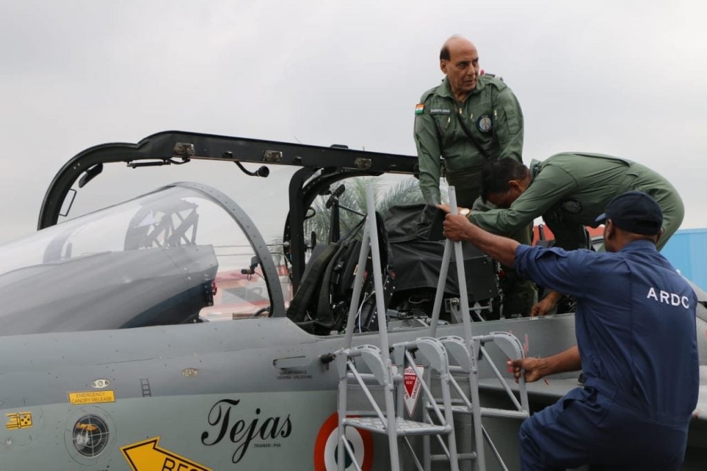 Rajnath Singh Tejas 3