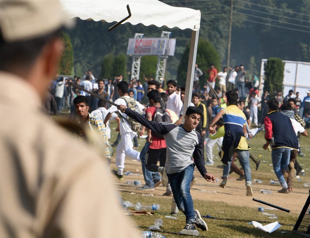 srinagar protest marathon