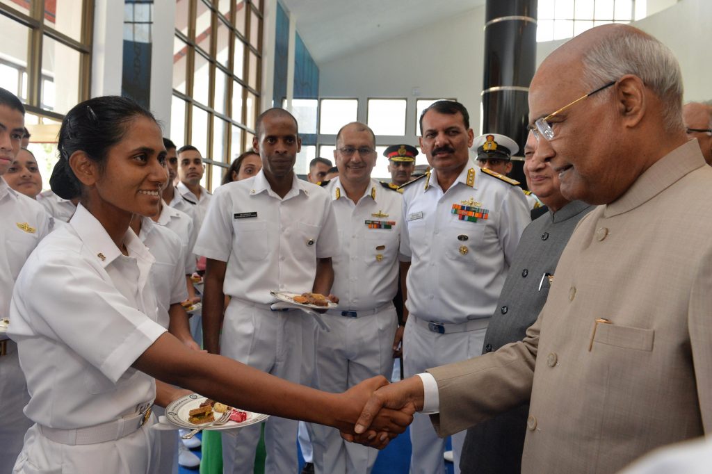 Indian naval academy president colours 2