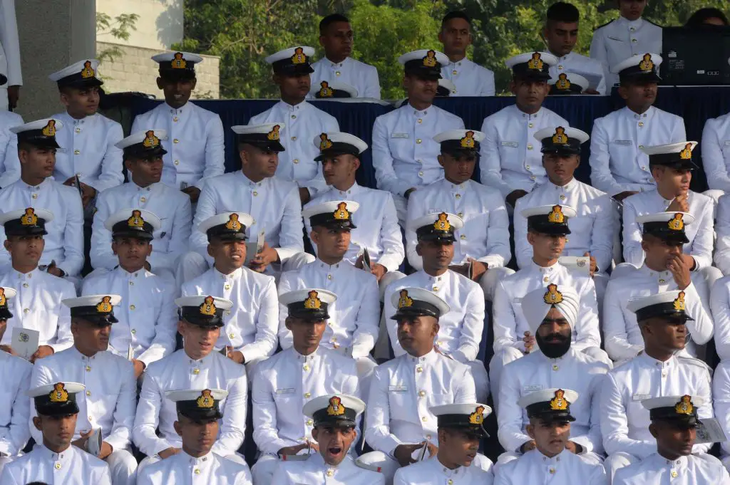 Indian naval academy president colours 3
