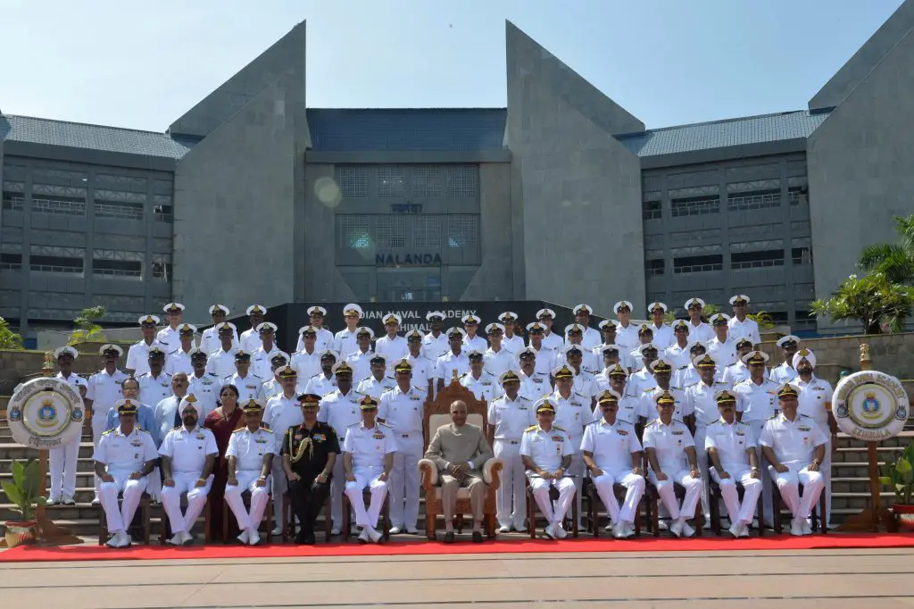 Indian naval academy president colours 4