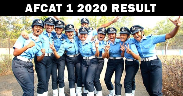 afcat 1 2020 result