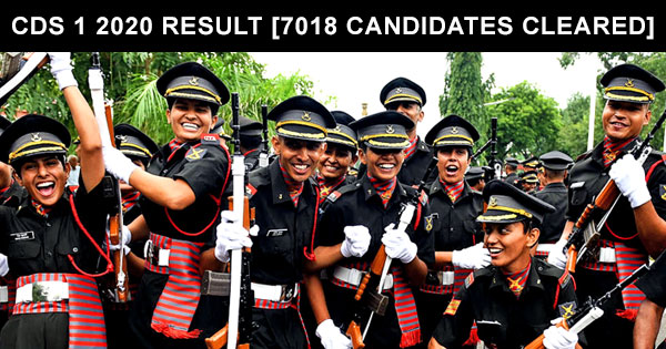 CDS 1 2020 Result [ 7018 Candidates Cleared ]
