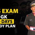 30 Days CDS Exam GK Study Plan