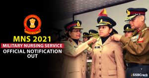 Military Nursing Service MNS 2021 Notification And Exam Date