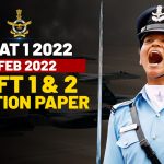 AFCAT 1 2022 12 Feb 2022 SHIFT 1 2 QUESTION PAPER