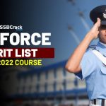 Air Force Merit List July 2022 course 1
