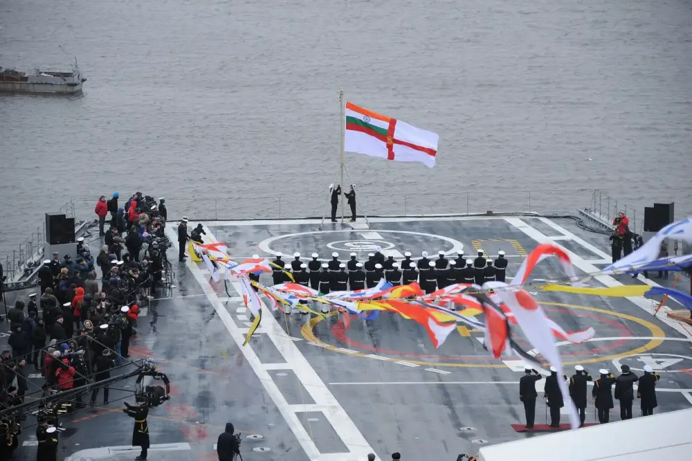 Indian navy new ensign