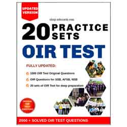 OIR Test eBook SSBCrack