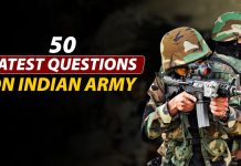 Questions on Indian Army Asked In SSB Interview