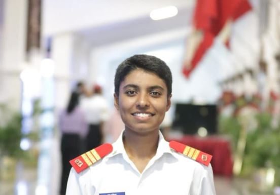 AUO M PAVITHRA sword of honour