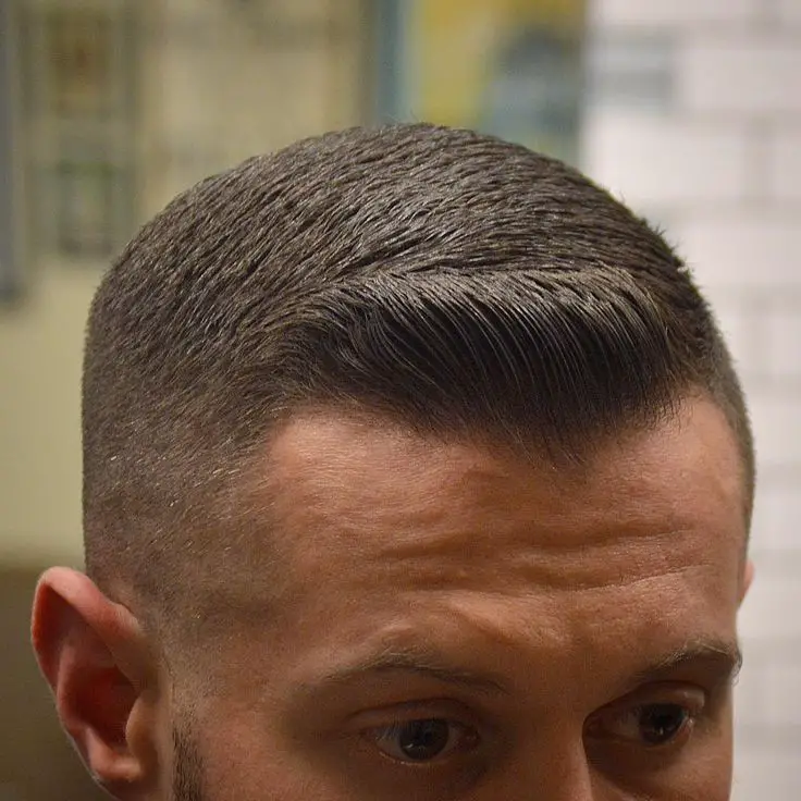 Ivy League Cut army hairstyle