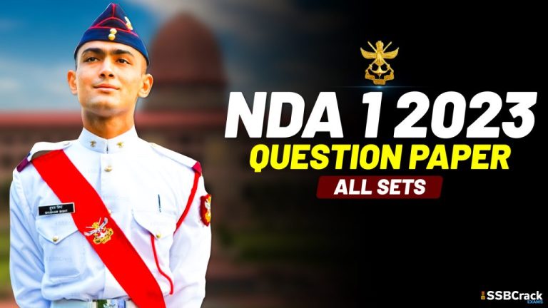 UPSC NDA 1 2023 Question Paper Original Download