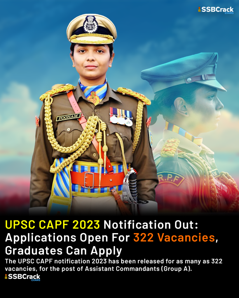 UPSC CAPF AC 2023 Notification