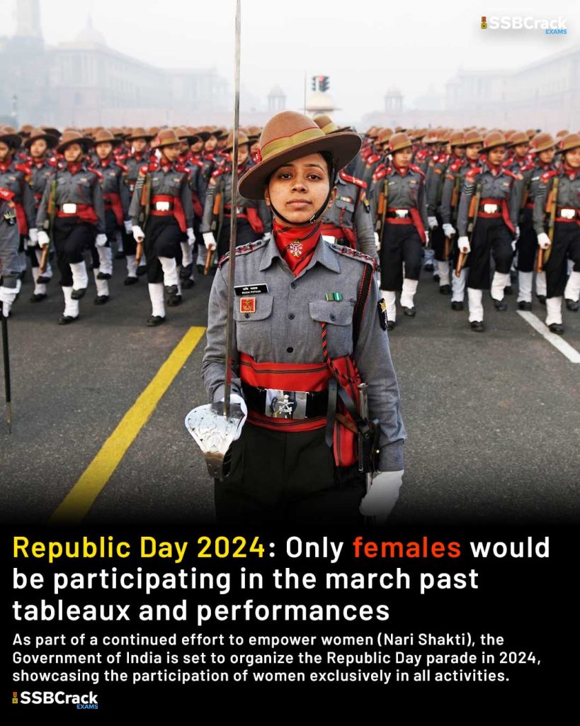 Only Women To Participate In Republic Day 2024
