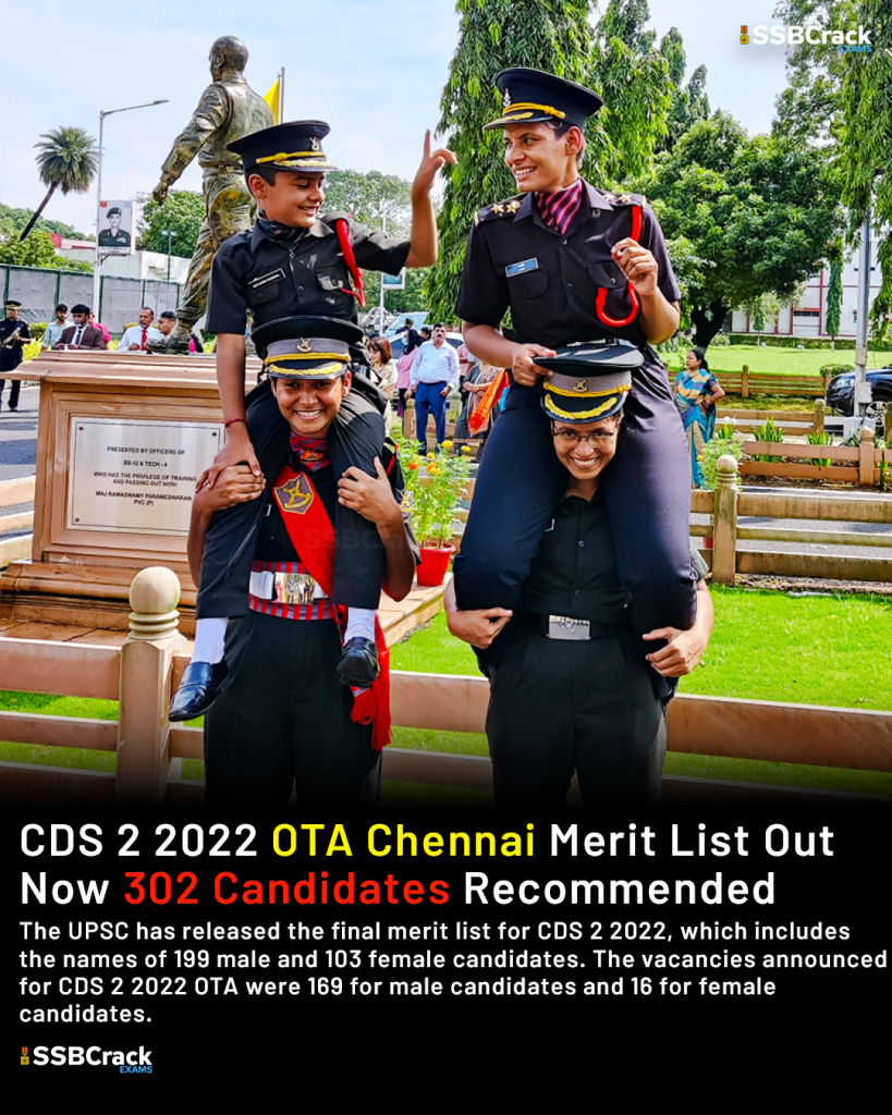 CDS 2 2022 OTA Chennai Merit List