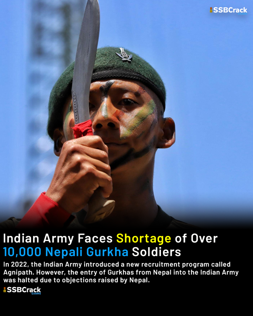 Indian Army Lacks 10000 Nepali Gurkha Soldiers Due to Agnipath Scheme