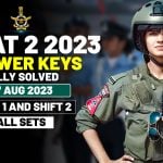 AFCAT 1 2023 Answer Key 27 Aug 2023 Shift 1 And Shift 2 All Sets 2