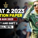 AFCAT 2 2023 Question Paper 25 Aug